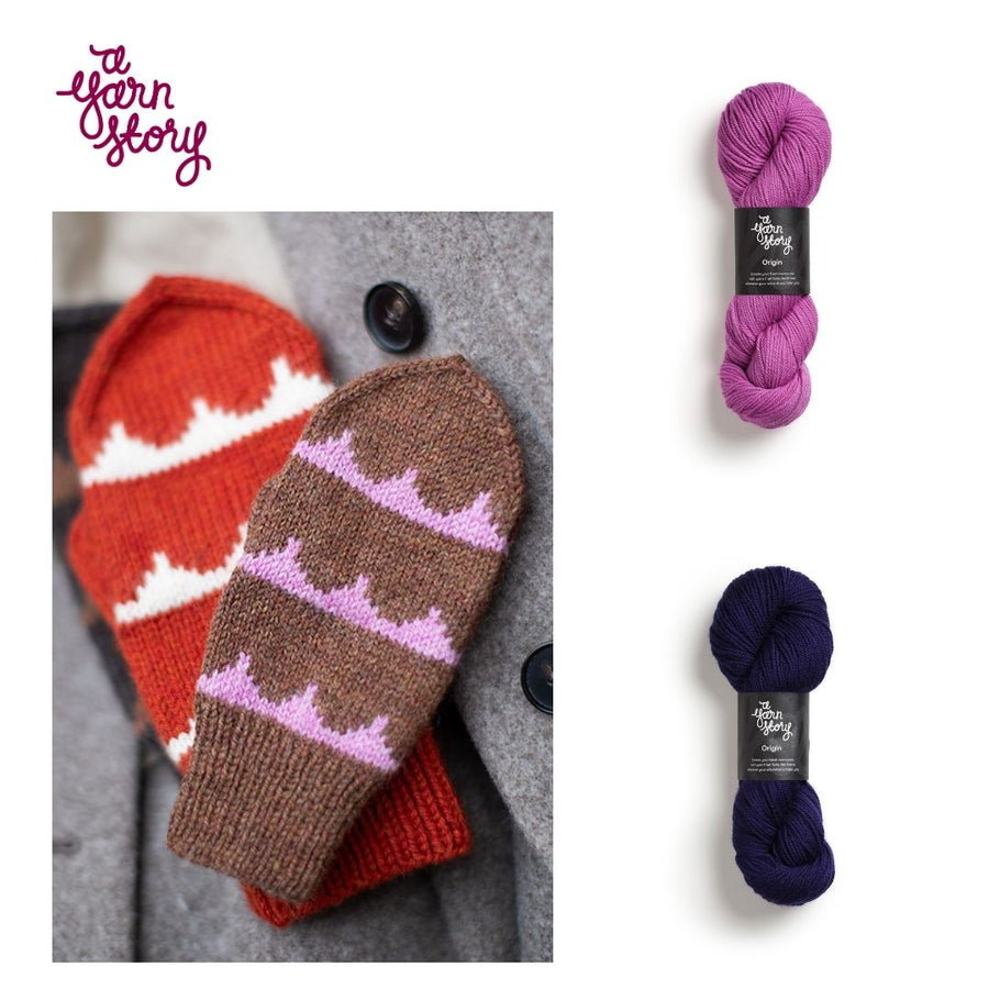 Robinia Mittens by Anne Ventzel Yarn Bundle