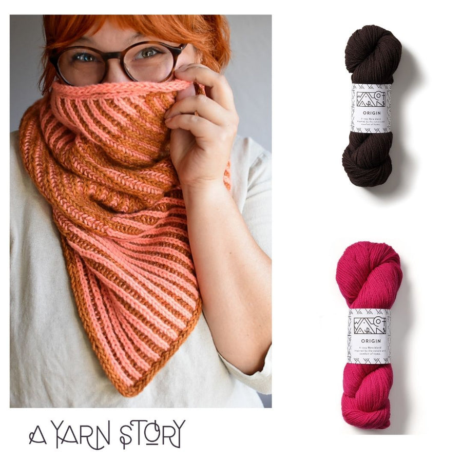 Townie Cowl by Sosu Knits Yarn Bundle