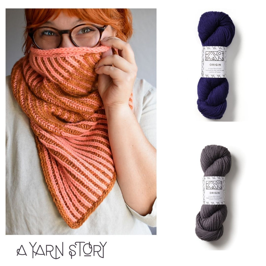 Townie Cowl by Sosu Knits Yarn Bundle