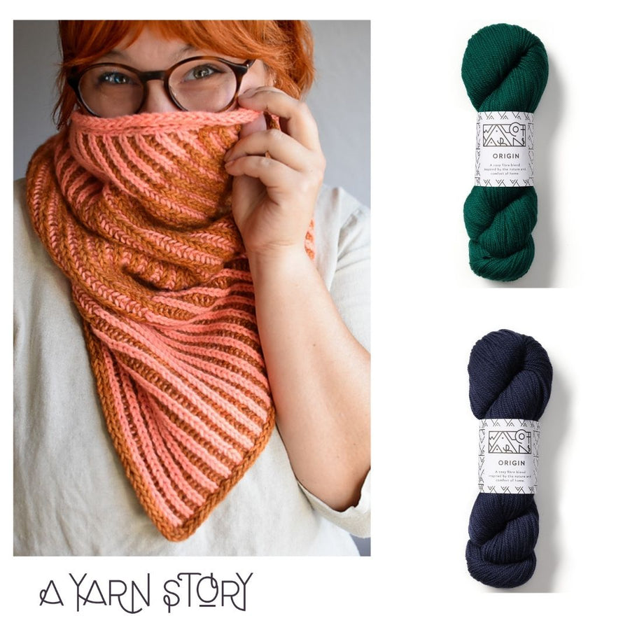 Townie Cowl by Sosu Knits Yarn Bundle