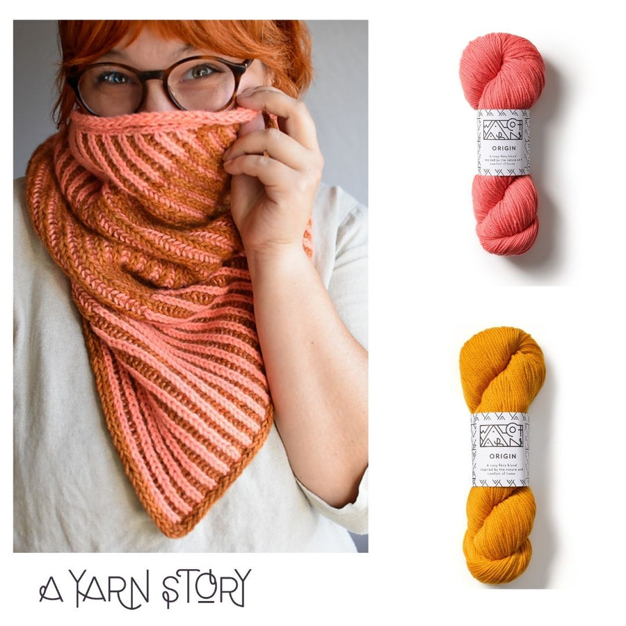 Townie Cowl by Sosu Knits Yarn Bundle