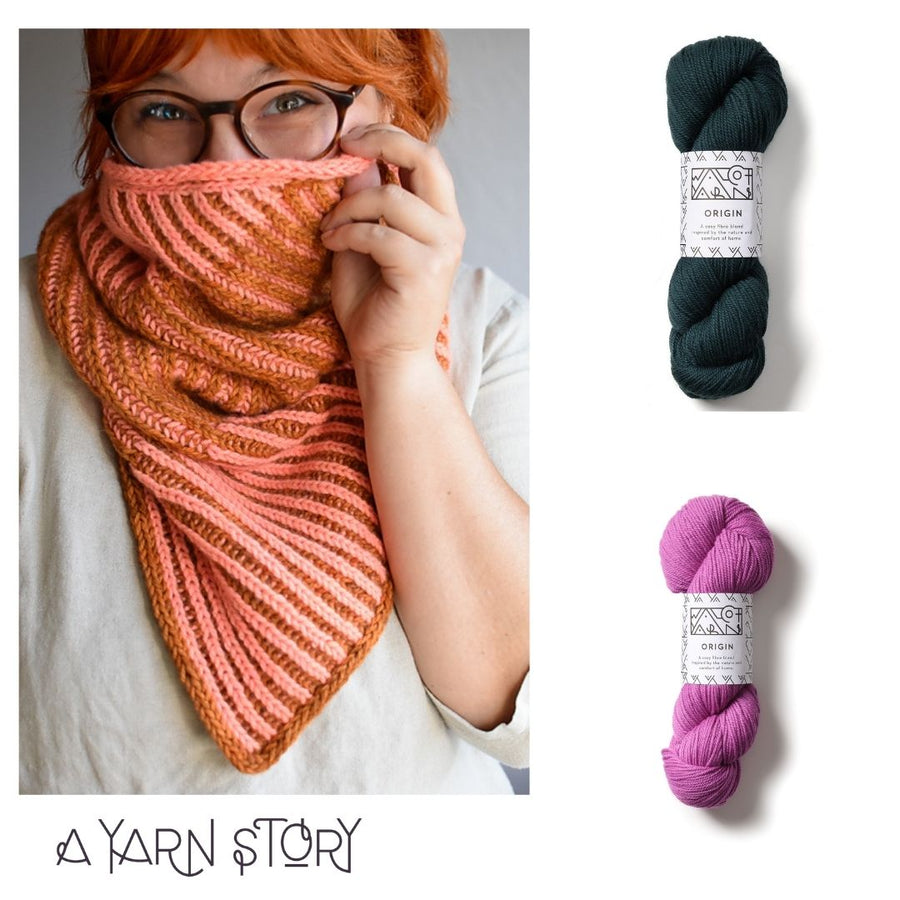 Townie Cowl by Sosu Knits Yarn Bundle