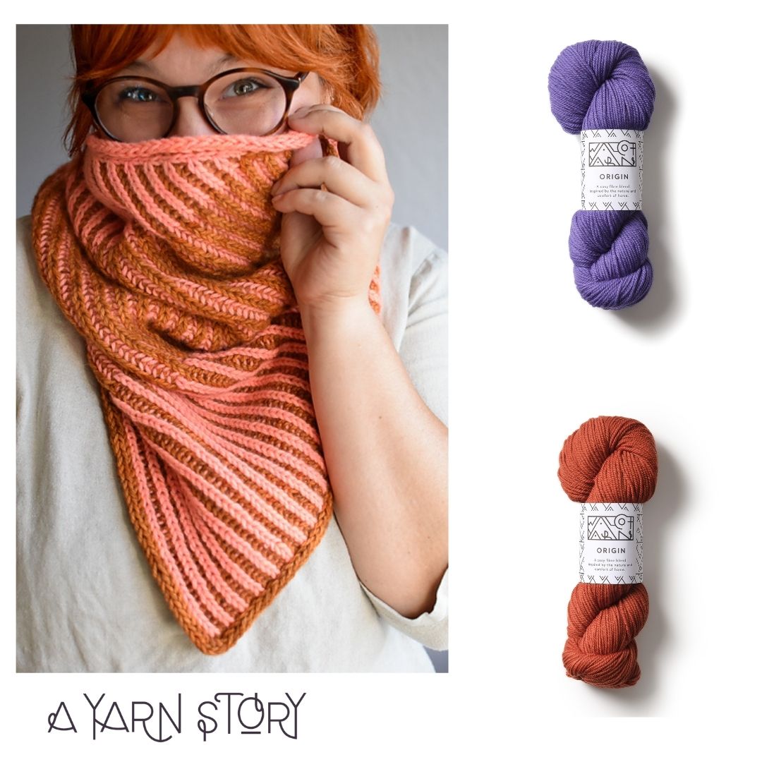 Townie Cowl by Sosu Knits Yarn Bundle