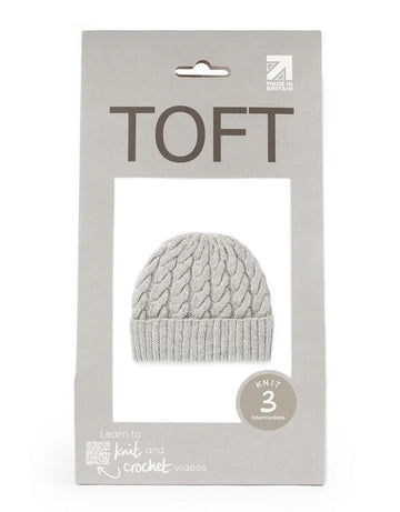 TOFT Learn to Knit Cable Hat Kit