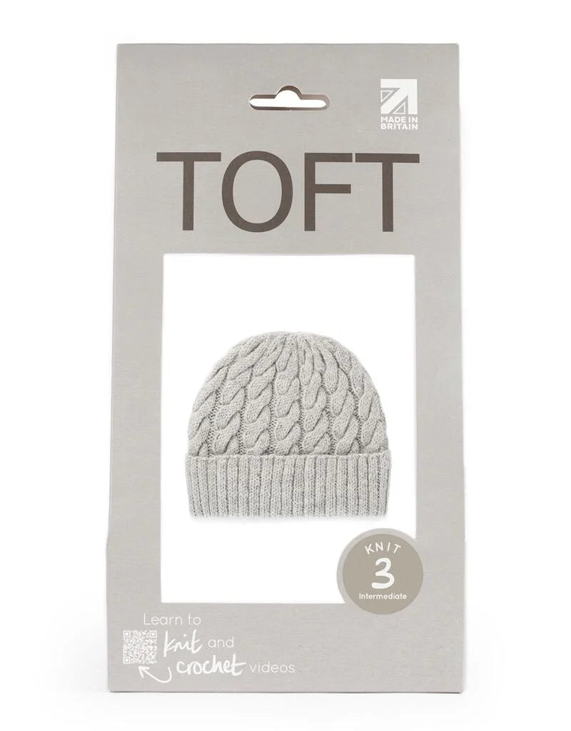 TOFT Learn to Knit Cable Hat Kit