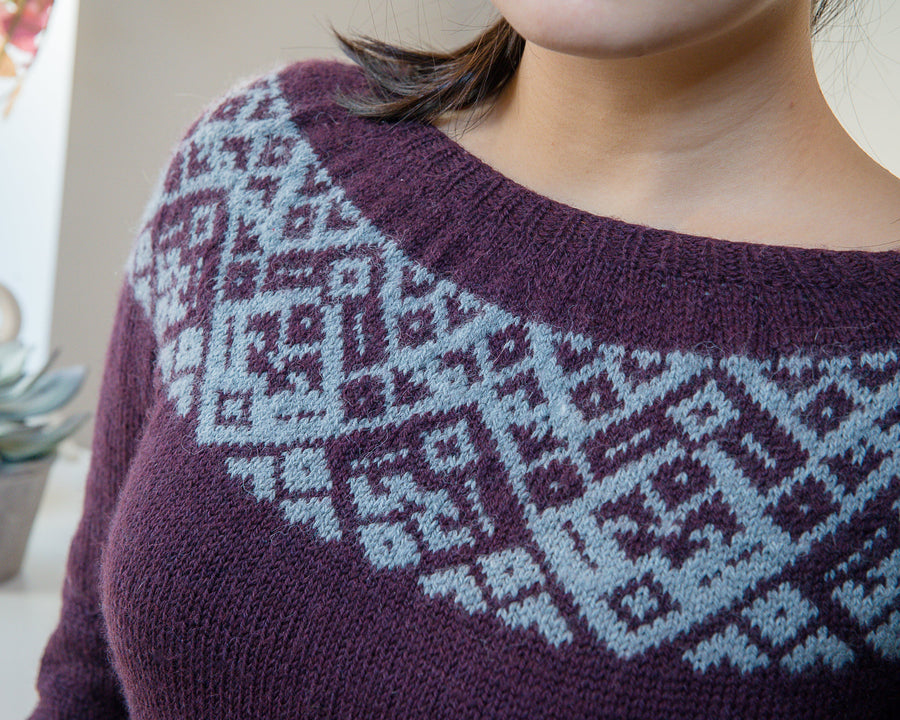 Fachwerk Sweater Pattern by Walcot Yarns (Digital)