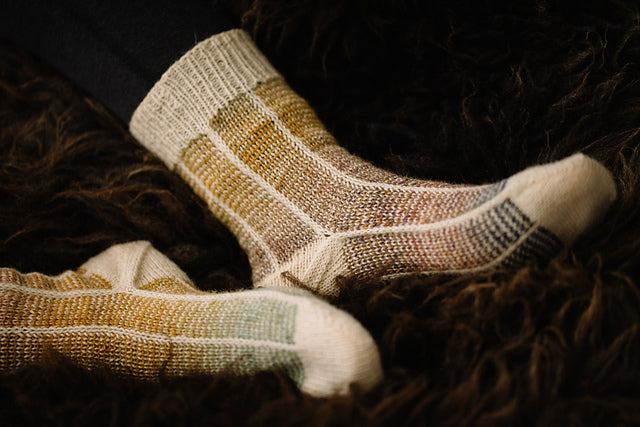 Curio Socks by Andrea Mowry Yarn Bundle