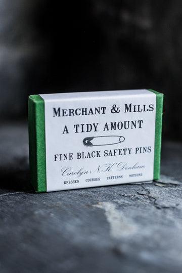Merchant & Mills Fine Black Safety Pins