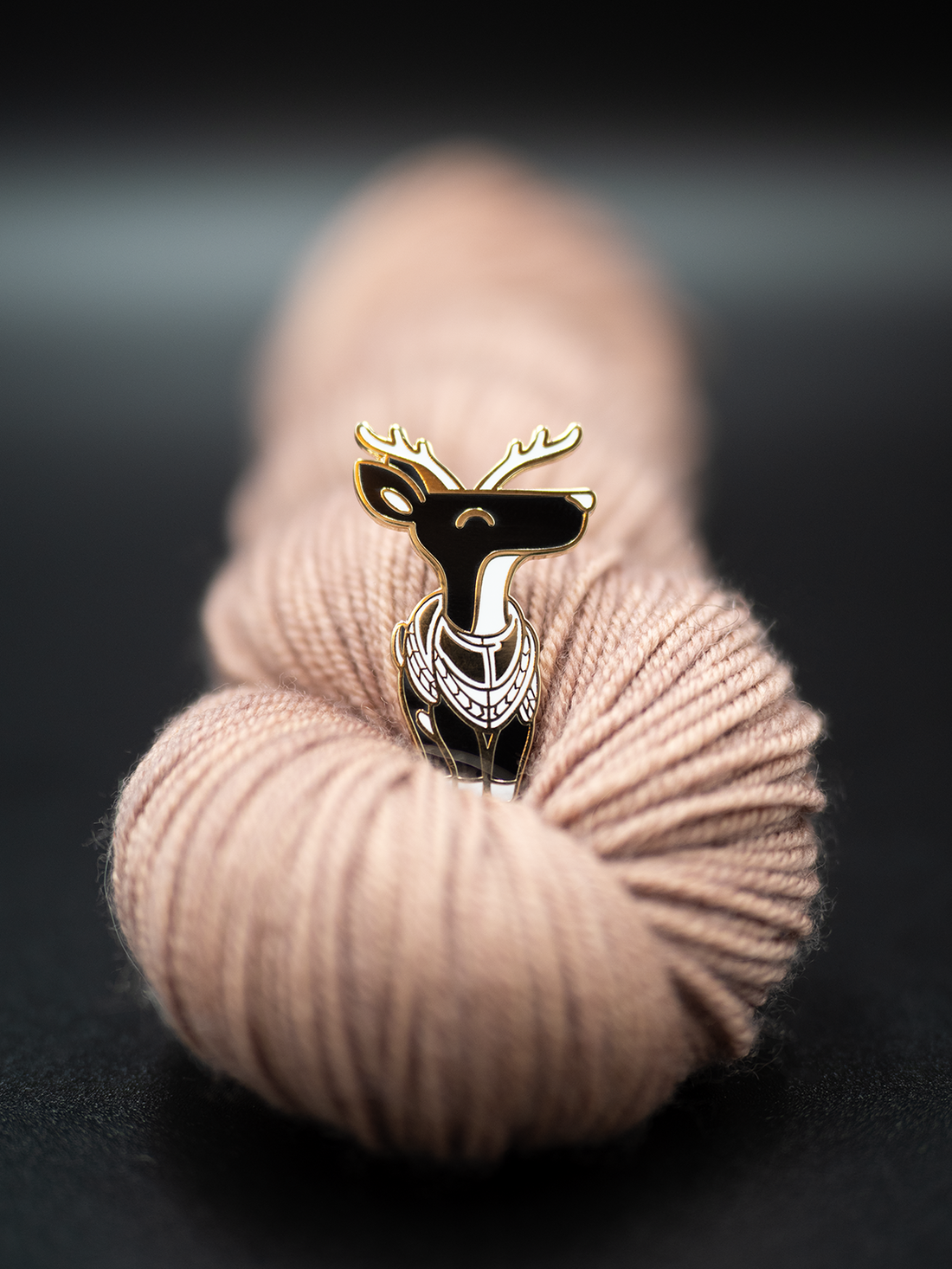 Jill the White-Tailed Deer (enamel pin)