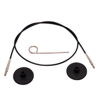 KnitPro Interchangeable Cables - Black