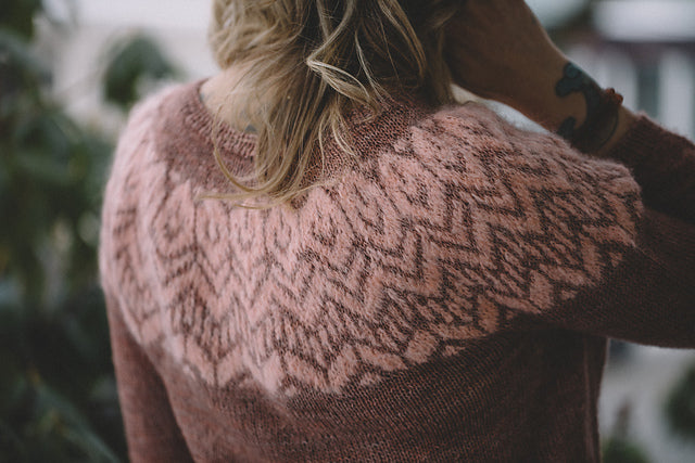 Andrea Mowry Pink Velvet Sweater Yarn Bundle