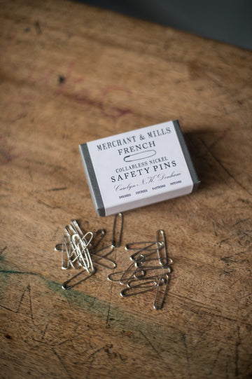 Merchant & Mills French Safety Pins - Nickel
