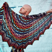 Painting Shawls: 13 Knitting Patterns to Paint with Yarn