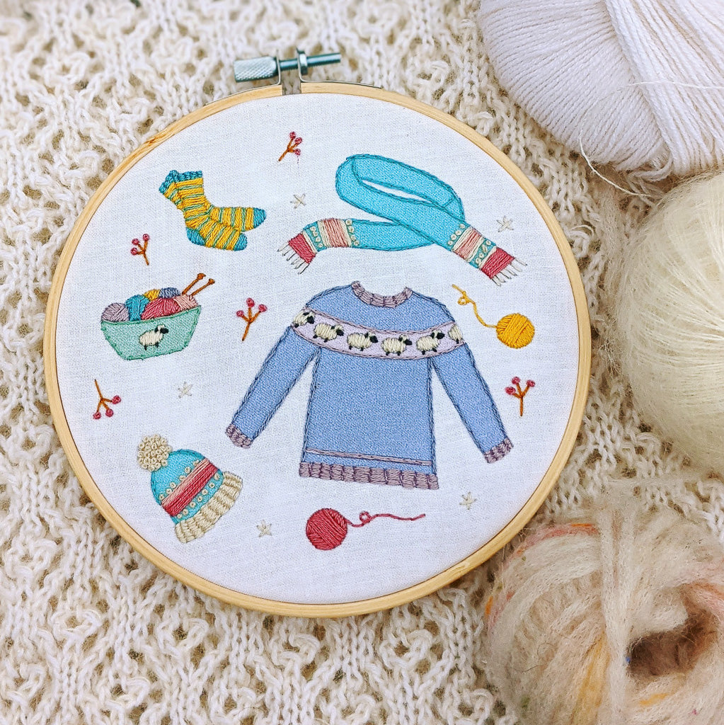 The Wooliest Season Embroidery Kit