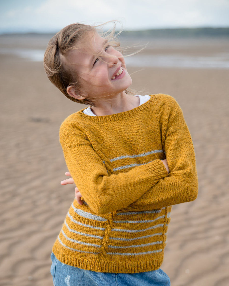 Hide and Seek Children's Sweater Pattern by Walcot Yarns (Digital)