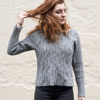 Twisted Tracks Sweater Pattern by Walcot Yarns (Digital)