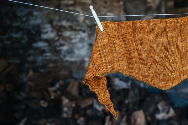 Spun Gold Shawl Pattern